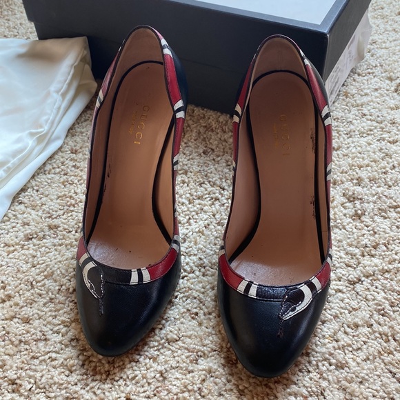 Gucci king snake stilettos (open to offers) - Picture 2 of 14
